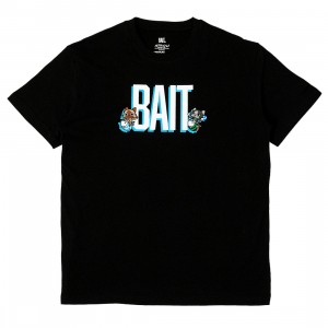 BAIT x Monster Hunter Men Meraou and Airou Tee (black)