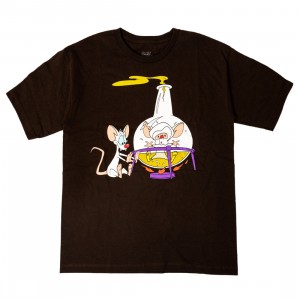 CerbeShops x Pinky And The Brain Men Chemical Tee (brown)