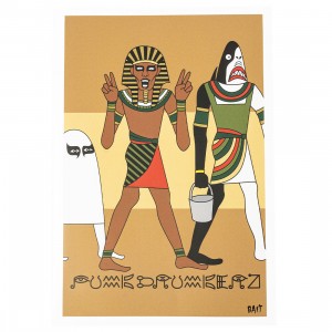 BAIT x Punk Drunker 11x14 Print - Egyptian (brown)