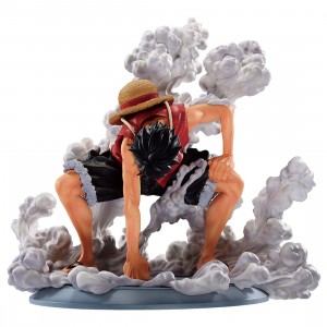 PREORDER - Bandai Masterlise Ichibansho One Piece Road to King of the Pirates Monkey D. Luffy Gear 2 Figure (white)