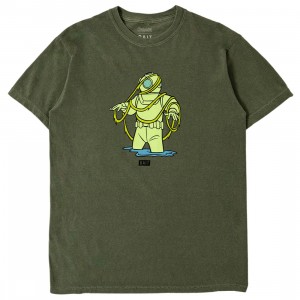 Cheap Urlfreeze Jordan Outlet x Voltron Men Swamp Monster Glow In The Dark Tee (green)