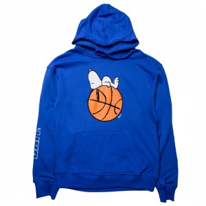 Cheap Jmksport Jordan Outlet x Snoopy Men Snoopy Sleeper Baller Hoody (blue)