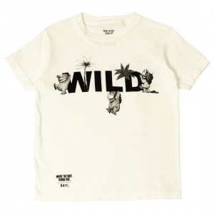 BAIT x Where The Wild Things Are Big Kids Wild Tee (white / bone)