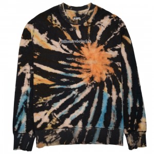 Cheap Urlfreeze Jordan Outlet x Mazinger Men Worldwind Crewneck Sweater (black / white / dye)