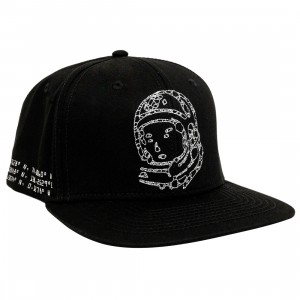 Cheap Urlfreeze Jordan Outlet x Mitchell And Ness Helmet Crack Snapback Cap (black)