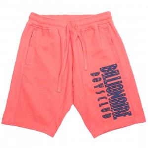 Billionaire Boys Club Men Straight Font Shorts (pink / rose)