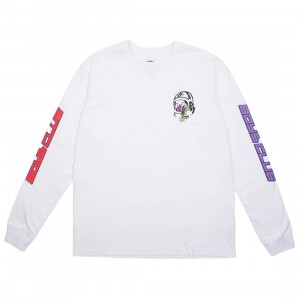 Billionaire Boys Club Men Island Long Sleeve Tee (white)