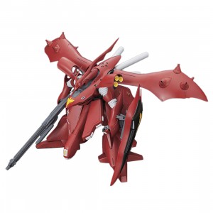 Bandai Re-100 Char's Counterattack #01 MSN-04II Nightingale Plastic Model Kit (red)