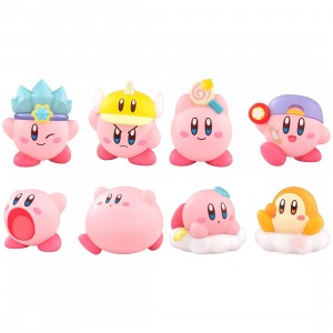 Bandai Shokugan Kirby's Dream Land Kirby Friends Vol 2 Set of 12 Figures (pink)