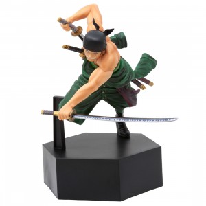 Bandai Ichiban Kuji One Piece Roronoa Zoro Battle Memories Figure (green)
