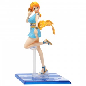 Bandai Figuarts Zero One Piece Nami Onami And O-Tama Figure (blue)