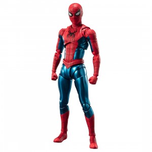 Bandai S.H.Figuarts Spider Man No Way Home New Red & Blue Suit Figure (red)