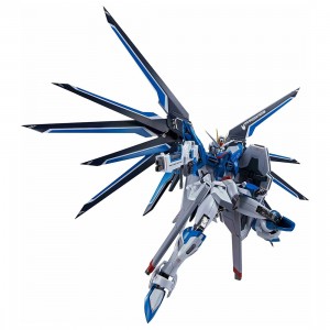 Bandai Metal Robot Spirits Mobile Suit Gundam Seed Freedom Side MS Rising Freedom Gundam Figure (blue)