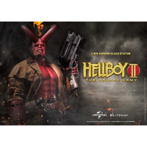 Blitzway Hellboy II The Golden Army Hellboy 1/4 Superb Scale Statue (red)