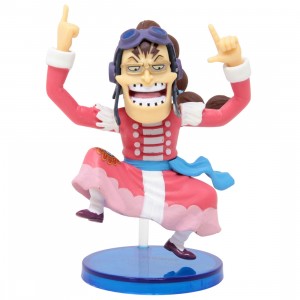 Banpresto One Piece World Collectable Figure The Great Pirates 100 Landscapes Vol. 5 - 29 Scratchmen Apoo (pink)