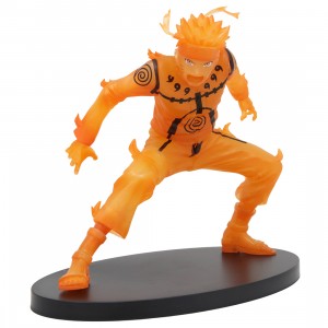 Banpresto Naruto Shippuden Vibration Stars Rock Lee And Uzumaki Naruto - B Uzumaki Naruto Figure (orange)