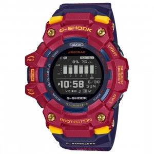 G-Shock Watches x FC Barcelona GBD100BAR Watch (red / yellow / blue)