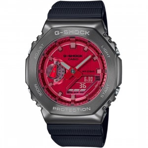 G-Shock Watches GM2100B-4A Watch (silver / red)