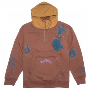 Converse x Bandulu Men Hoodie (brown / cappuccino)