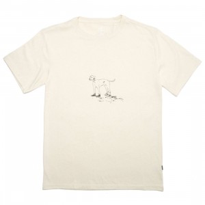 Converse x Bandulu Men Dog Tee (white / white asparagus)