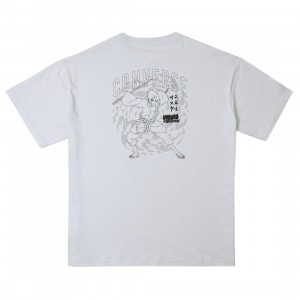 Converse x Naruto Unisex Tee (gray / moonbathe)