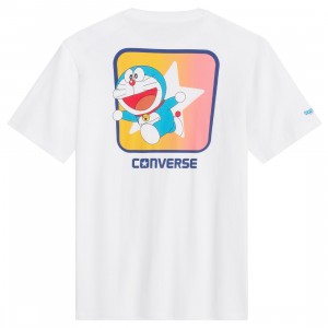 Converse x Doraemon Unisex Graphic Tee (white)