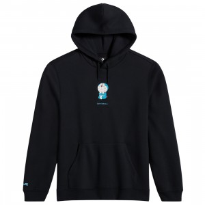 Converse x Doraemon Unisex Graphic Hoody (black)