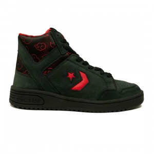 Converse Unisex Weapon Mid (black / red / moonbathe)
