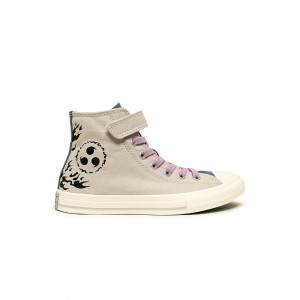Converse x Naruto Shippuden Little Kids Chuck Taylor All Star 1v Hi (fossilized / vintage white)