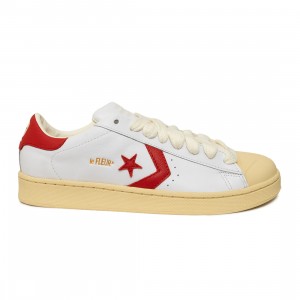 Converse x Golf le Fleur Unisex 1908 Pro Leather Ox (white / molten lava / banana)