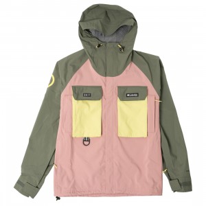 CerbeShops x Columbia Sportswear Men Jacket (green / pink / zest)