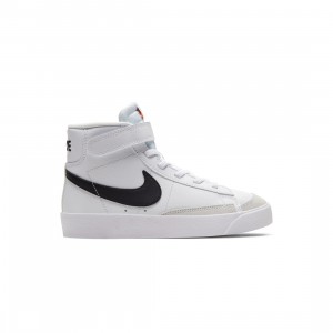 Nike sneakers Little Kids Blazer Mid '77 (white / black-team orange)