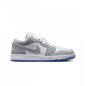 Air Jordan 1 Low Women (white / wolf grey-aluminum)
