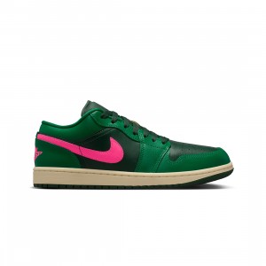 Air Jordan 1 Low Women (malachite / fir-pink blast-coconut milk)