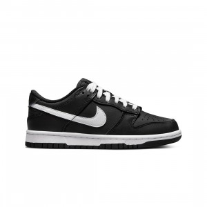 Nike Big Kids Dunk Low (black / white-off noir)
