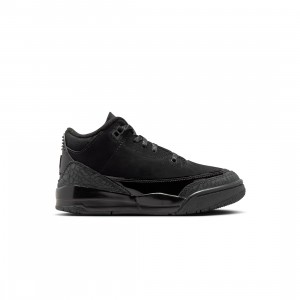 Jordan Little Kids 3 Retro (black / dark charcoal-white)