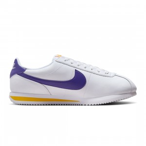 Nike Men Cortez (white / varsity purple-varsity maize)