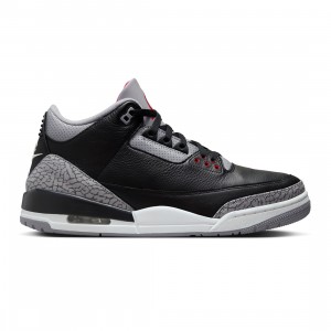 Air Jordan 3 Retro Men (black / fire red-cement grey-summit white)