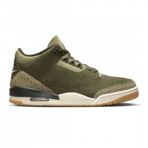 Air Jordan 3 Retro Men (medium olive / sequoia-neutral olive-sail)