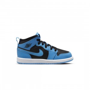Nike Air Force 1 Mid Matrix Croc | Size 8.5, Sneaker in Blue/White