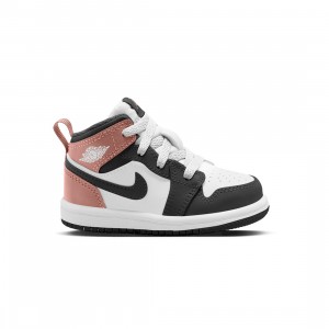 Jordan Toddlers 1 Mid (white / black-rust pink)