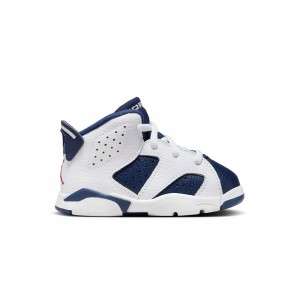 Jordan Toddlers 6 Retro (white / varsity red-midnight navy)