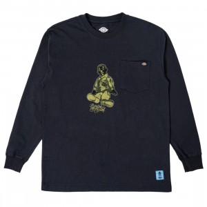 Dickies x Estevan Oriol Men El Triste Puppet Long Sleeve Tee (navy)