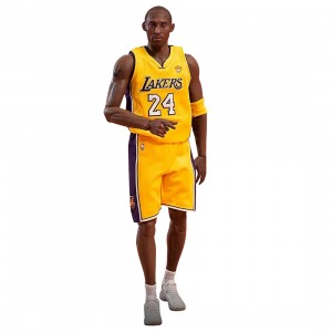 NBA x Enterbay LA Lakers Kobe Bryant 242010 Real Masterpiece 1/6 Scale Figure (yellow)