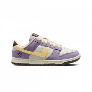 Nike Women Dunk Low Premium (lilac bloom / soft yellow-sail)