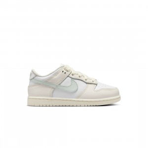 Nike sneakers Little Kids Dunk Low (white / light silver-phantom)