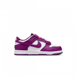 Nike Little Kids Dunk Low (white / viotech-white)