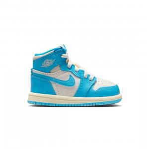Jordan Toddlers 1 Retro High OG (dk powder blue / dk powder blue-sail)