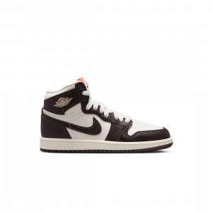 Jordan Little Kids 1 Retro High OG (baroque brown / sail-lt madder root)
