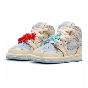 Jordan Toddlers 1 Retro High OG (pale ivory / psychic blue-coconut milk)